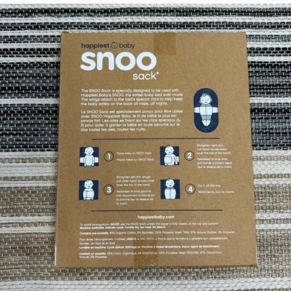 100% Organic SNOO Sleep Sack - Picture 4 of 6